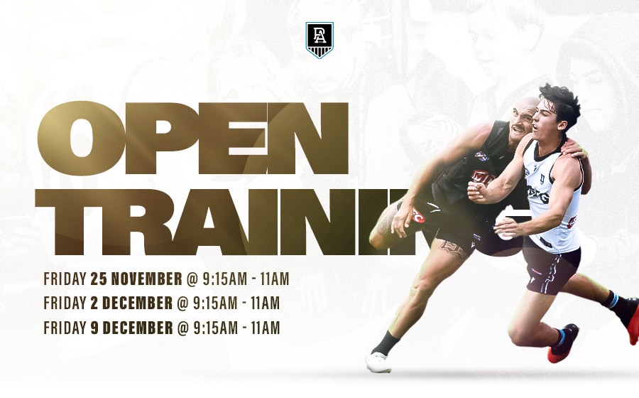 Upcoming open training sessions