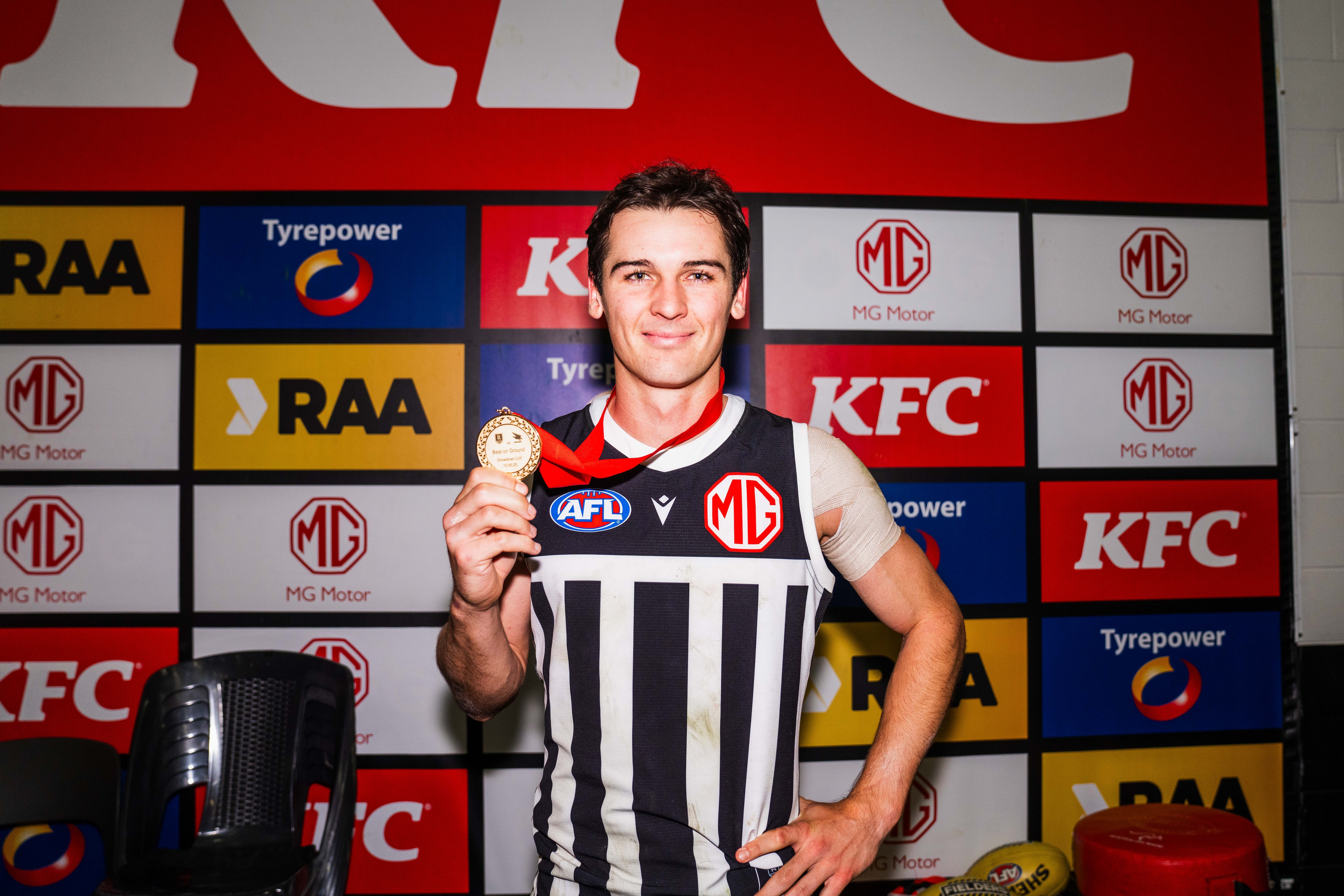 Connor Rozee wins second Showdown Medal