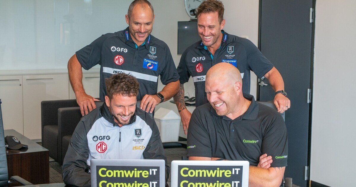 Comwire IT extend partnership with Port Adelaide