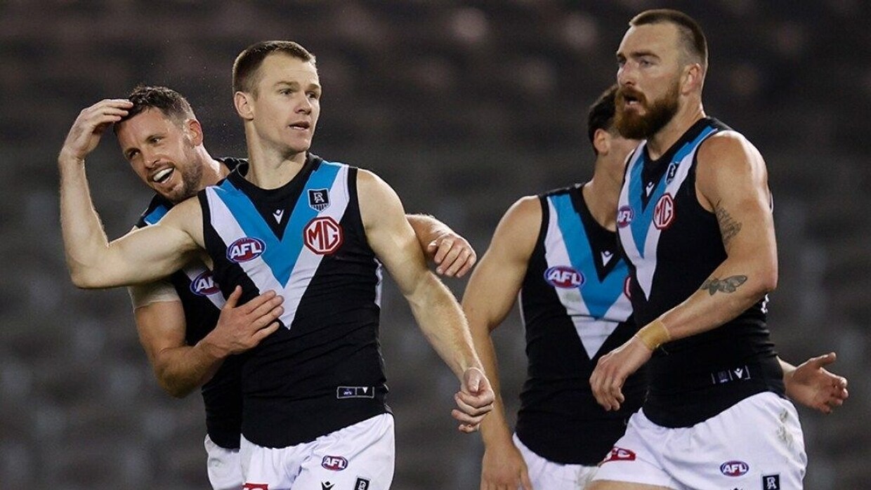 Last Two Mins Port Adelaide V Western Bulldogs Ptv