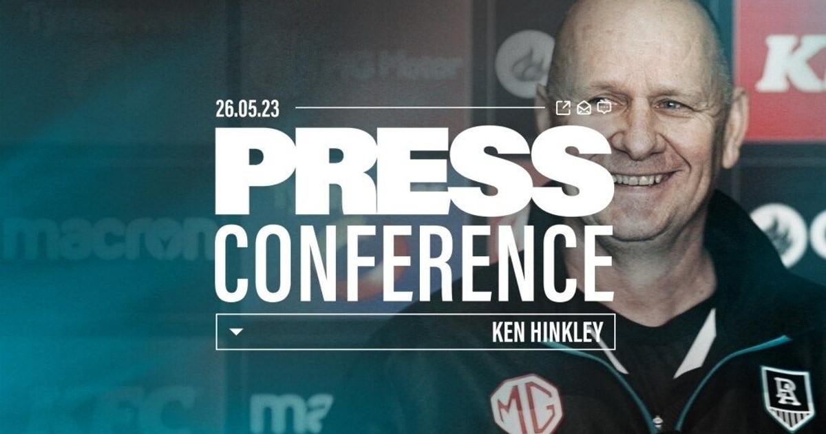 Ken Hinkley press conference 26 May PTV