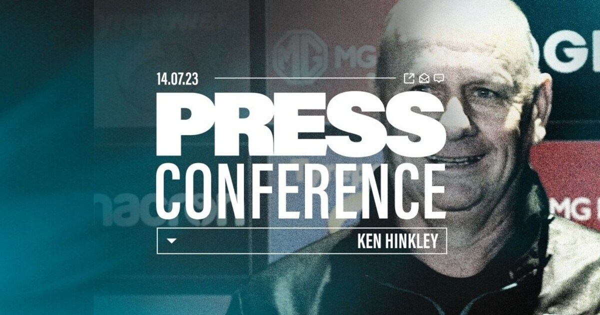 Ken Hinkley press conference 14 July PTV