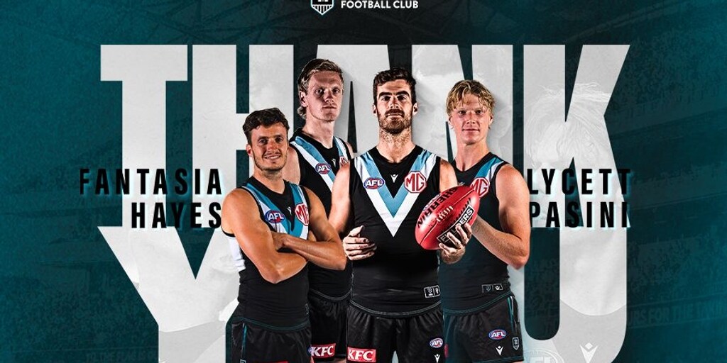 Port Adelaide makes four further list changes - Vimarsana News