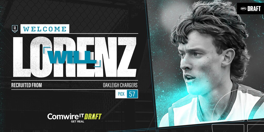 Port Adelaide locks in Lorenz at the draft - Vimarsana News
