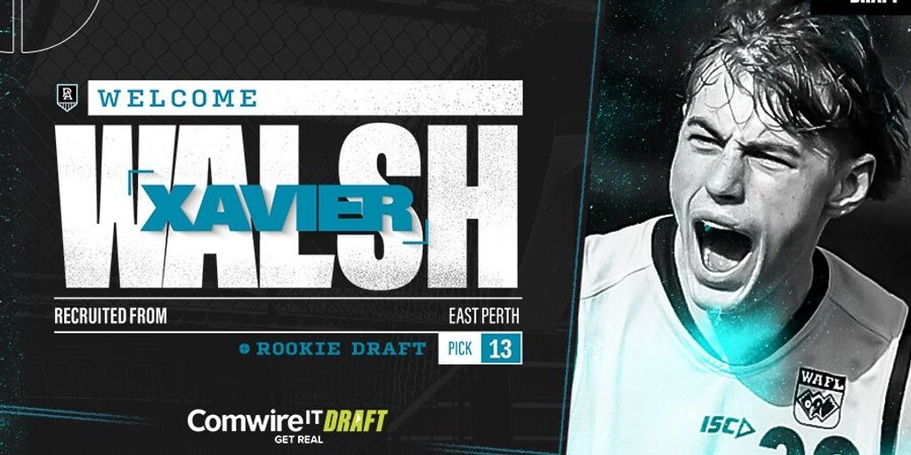 Port Adelaide welcomes Walsh through Rookie Draft - Vimarsana News
