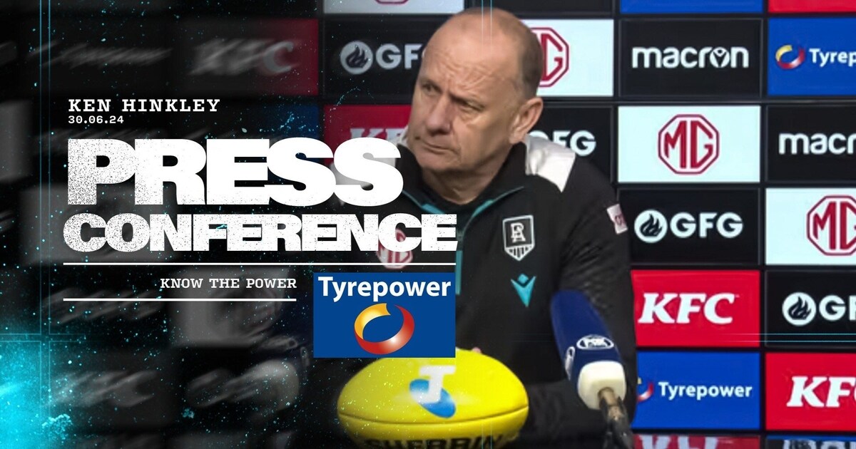 Ken Hinkley press conference 30 June PTV