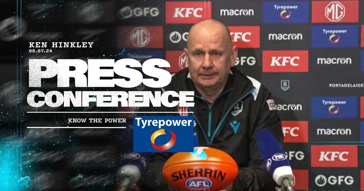 Ken Hinkley press conference 6 July PTV