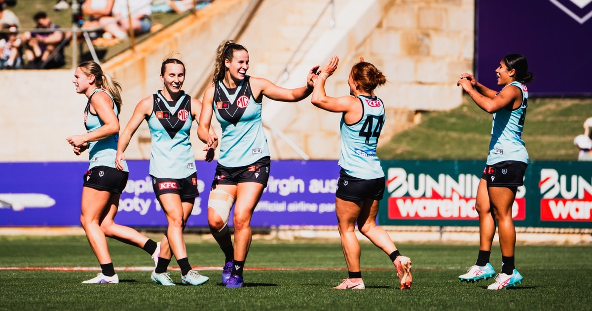 Match report: Port overpowers Dockers to make round one statement