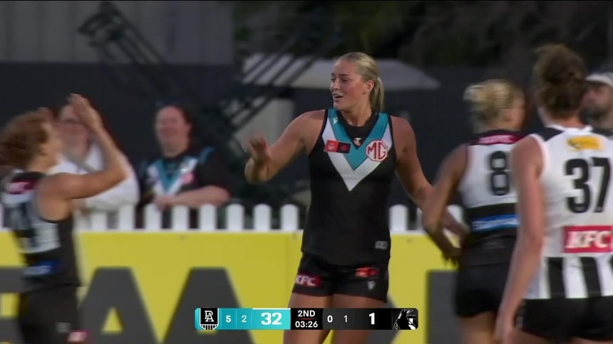 Towering Matilda: Scholz goals as Power piles on pain